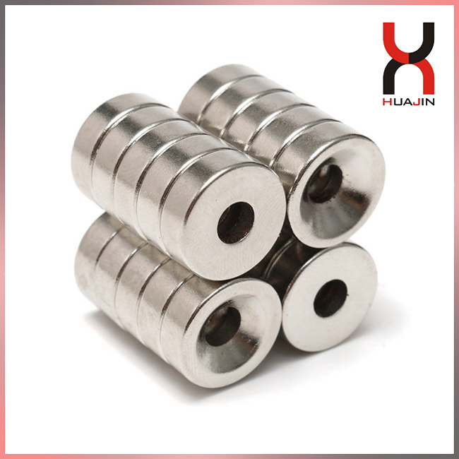 Super Strong Round Countersunk Screw Magnet Permanent Magnet Material with Hole